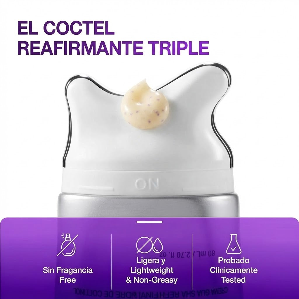 Crema Gua Sha Refinadora con Colágeno y Retinol