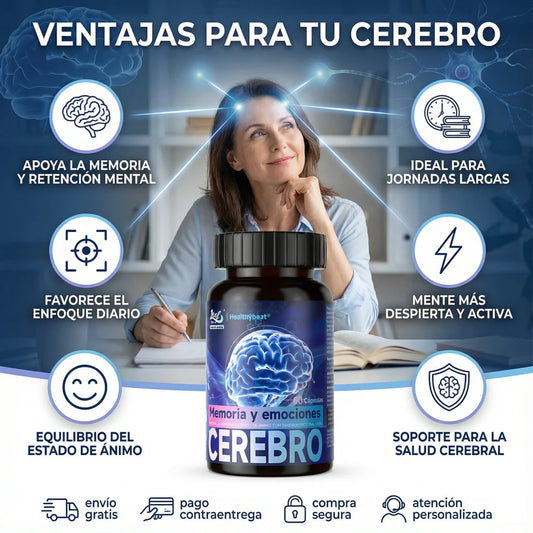 NeuroVibe™ Suplemento avanzado para el Cerebro, Ánimo y Nervios