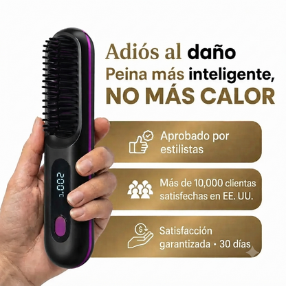 El PRIMER cepillo alisador inteligente para cabello corto
