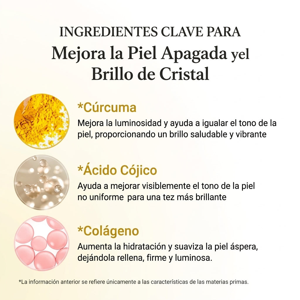 Mascarilla de envoltura nocturna con ácido kójico y cúrcuma