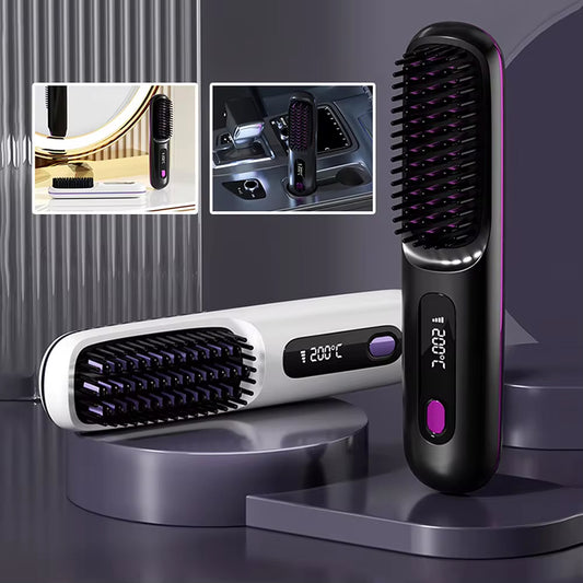 El PRIMER cepillo alisador inteligente para cabello corto
