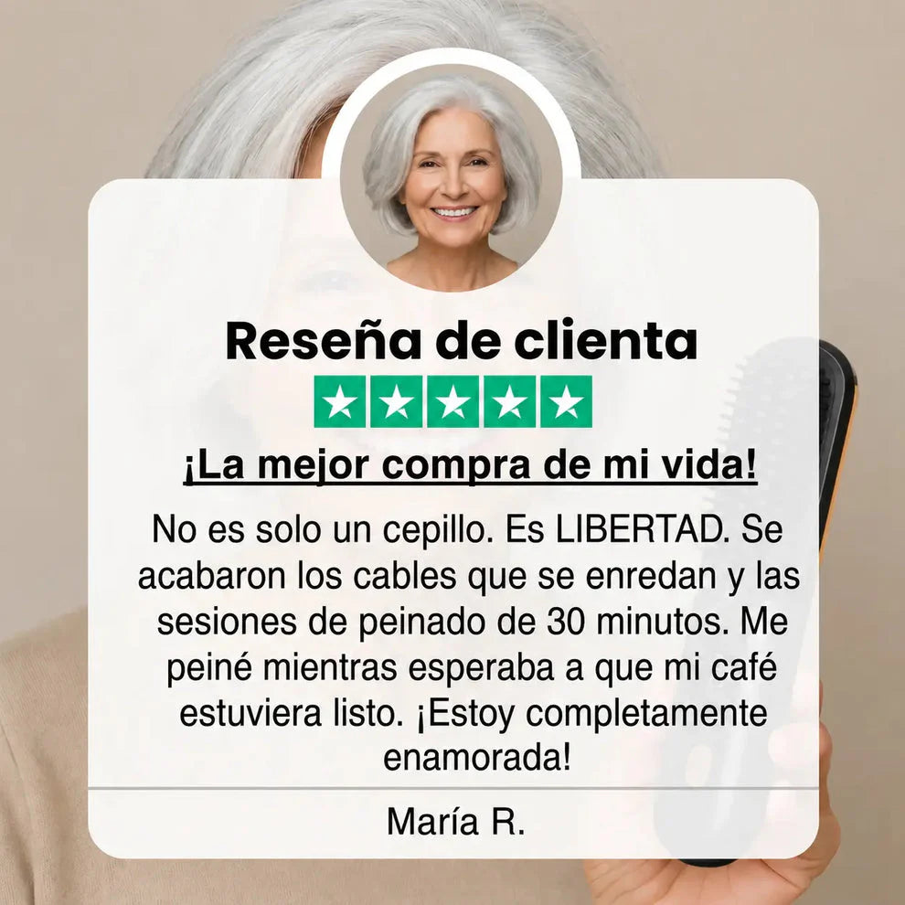 El PRIMER cepillo alisador inteligente para cabello corto