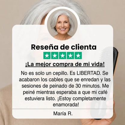 El PRIMER cepillo alisador inteligente para cabello corto